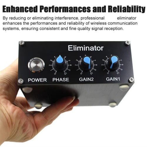 Éliminateur professionnel X-Phase avec commande PTT intégrée HF 1-30 MHz 1