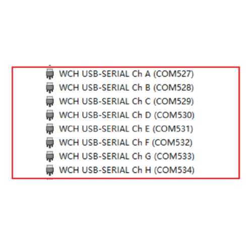 Μετατροπέας σειριακού RS485 Type-C USB σε 8 καναλιών, CH348 2