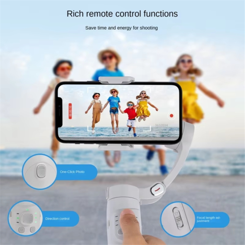 Stabilizzatore gimbal portatile M1 con supporto per selfie stick 1
