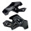 Deflettore laterale per parabrezza moto, nero 3