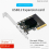 Carte d'extension PCI-E vers USB 3.1 Gen2 pour PC de bureau 2