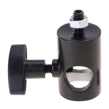 SLR Cameras LED Photography Light Holder Umbrella Bracket Tripod Mount With 1/4 And 3/8 Inch Screw Adapter
