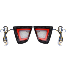 Luces LED para parachoques trasero de coche, luces de circulación diurna para Fit