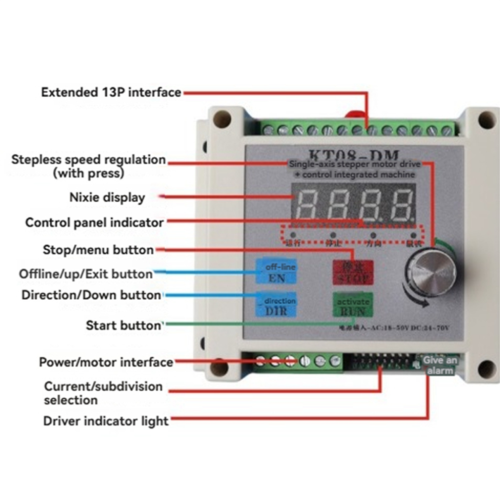 Driver Controller Stepper Motor Single Pulse Generator 2