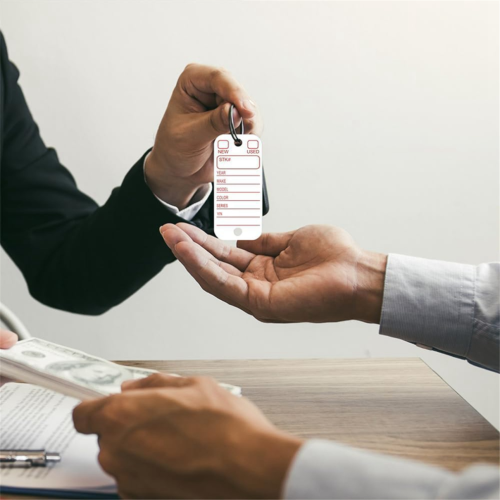Ετικέτες PVC με ετικέτες και δαχτυλίδια, Ετικέτες κλειδιών αυτοκιν 1