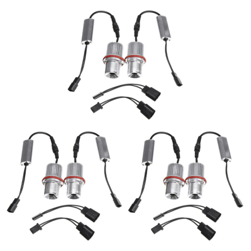2 τεμάχια 45W λευκή λάμπα LED αυτοκινήτου Angel Eyes με δακτύλιο LED 1
