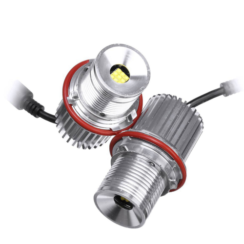 2 τεμάχια 45W λευκή λάμπα LED αυτοκινήτου Angel Eyes με δακτύλιο LED 2