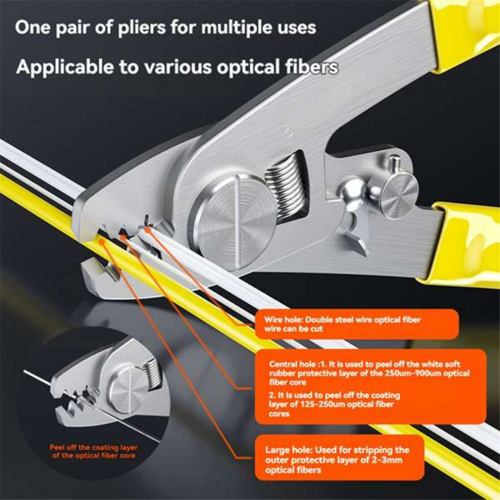 T-09 Fully Automatic Fiber Optic Cleaver Leather Wire Pliers 1