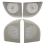 Car Front Door Speaker Cover Trim Speaker Grille for - 1