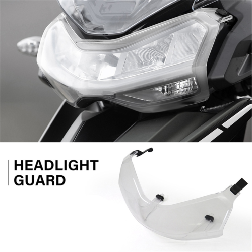 Protector de faros de motocicleta, cubierta protectora de luz para 1