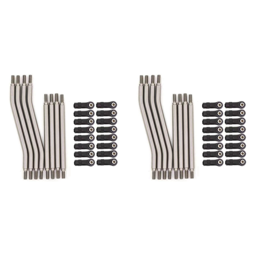 Metal Suspension Link Rod Linkage Steering Pull Rod for Axial Capra