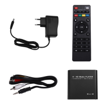 Multimediaspeler Full HD 4K USB externe mediaspeler tv-box EU-stekker