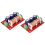 2Pcs 400W Speaker Crossover 2 Way Audio Adjustment for 2-16Ohm 2