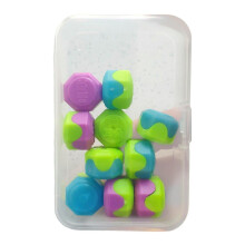 Gonggi Stones Game Set, Traditional Korean Jack Stone Pebbles with Storage Box, Hand-Eye Coordination