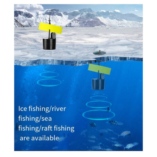 Finder Βάθος Νερού Θερμοκρασία Fishfinder για Ψάρεμα Μαύρο 1