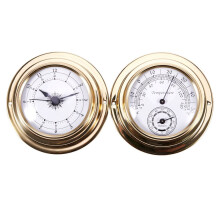 Termómetro, higrómetro, barómetro, relojes, reloj, juego completo de 2