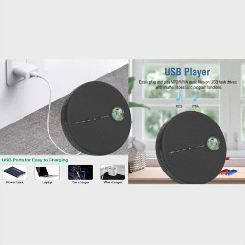 Επαναφορτιζόμενη συσκευή αναπαραγωγής CD Bluetooth, συσκευή αναπαραγω 1