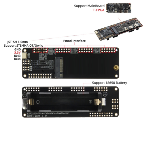 T-FPGA ESP32-S3 Development Board M.2 Slot WiFi Bluetooth5 Module 1