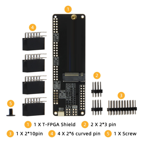 T-FPGA ESP32-S3 Development Board M.2 Slot WiFi Bluetooth5 Module 2