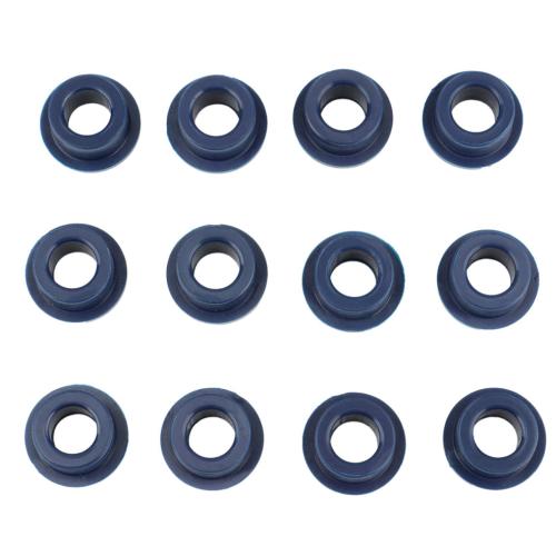 Front Lower Spring+Front Upper A Arm Suspension Bushing Kits,Blue 2