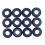 Front Lower Spring+Front Upper A Arm Suspension Bushing Kits,Blue 4