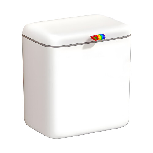 Thin Humus Container Double Lid Plan Suspended Mount For Sink-M