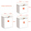 Thin Humus Container Double Lid Plan Suspended Mount For Sink-M 3