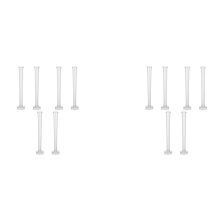 Juego de 6 moldes para velas, moldes para joyería, candelabros, velas cónicas