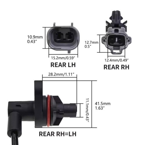 Front Rear Left Right ABS Speed Sensor for VII 2