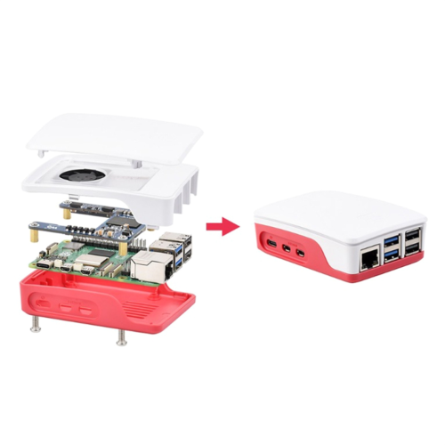 Per 5/CM5 PoE HAT Power over Ethernet HAT(H) 5V 5A 1