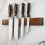 Supporto magnetico per coltelli da parete in legno 4
