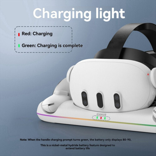 AMVR OOM VR Headset Charging Dock for Meta Quest 3 2