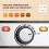 4- Nonstick Iron Compact Square Design EU Plug 4