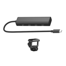 Hub USB C con adattatore a slitta, dongle multiporta 4 in 1