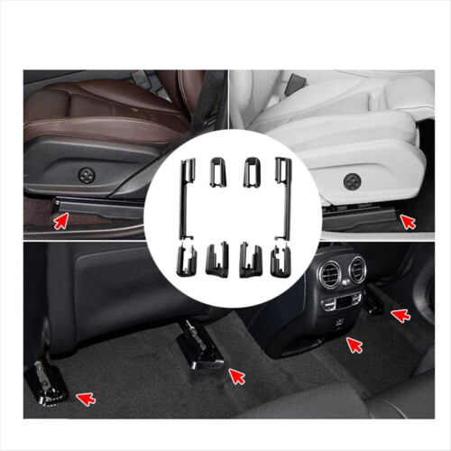 8pcs Seat Rail Cover Trim Panel Kit for GLC W253 2