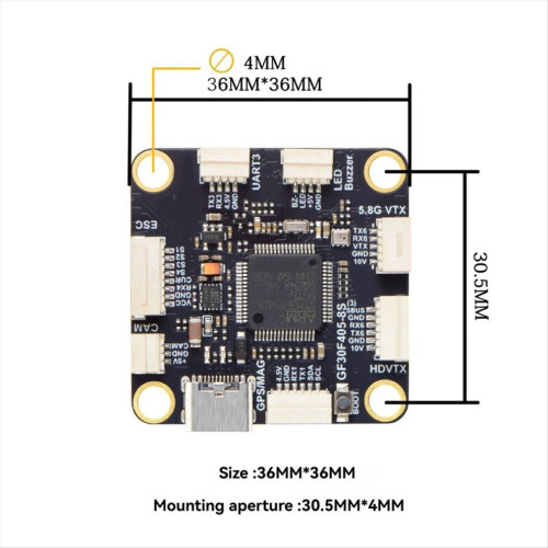 GF30F405 Flight Controller for Long Range FPV Drone 1