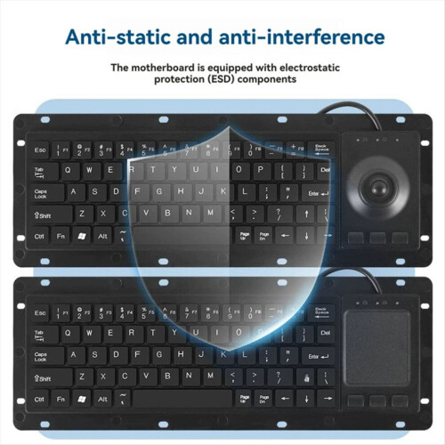 Πληκτρολόγια USB Trackball για ιατρικά συστήματα και συστήματα ασφαλείας 1