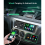 Autoradio singolo DIN con schermo touch screen da 4 pollici e lettore MP5. 4