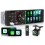 Autoradio singolo DIN con schermo touch screen da 4 pollici e lettore MP5. 3