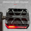 BENGGUO Aluminum Alloy LED Bicycle Pedal Adjustable Light 2