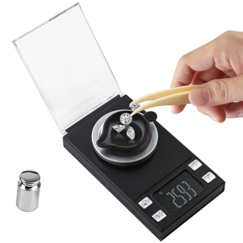 Digital Milligram Scale,High Precision Mini Carat Jewelry Scale 1