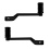 Motorcycle Front Rear Gear Lever Heel Toe Shifter Lever 2
