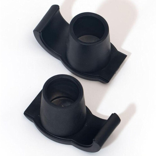 Walking Ski Glides Replacement Cap Pad Coaster Gliders, 4 Pcs Black, 8cm x 5cm, Durable Walking Accessories 1