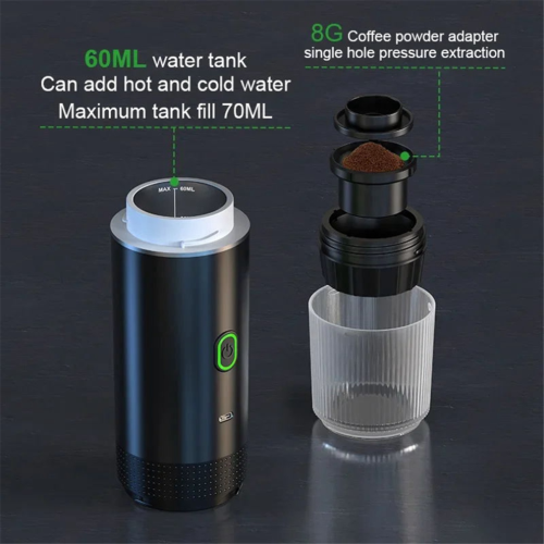 Kabellose, elektrische, tragbare Espressomaschine für Camping 1