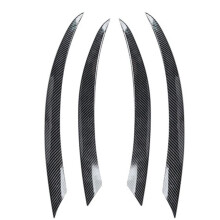 Frontlippenspoiler-Splitter-Grill-Lufteinlassabdeckung-Carbonfaser-Muster