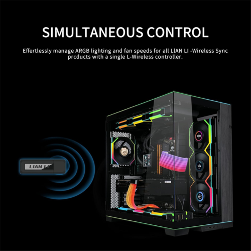Fan L-Wireless Controller with PWM SATA Cable - Black 2