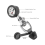 Duikmanometer, luchttankdrukmeter, duikaccessoire 4