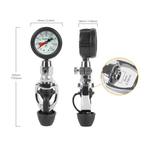 Duikmanometer, luchttankdrukmeter, duikaccessoire 2