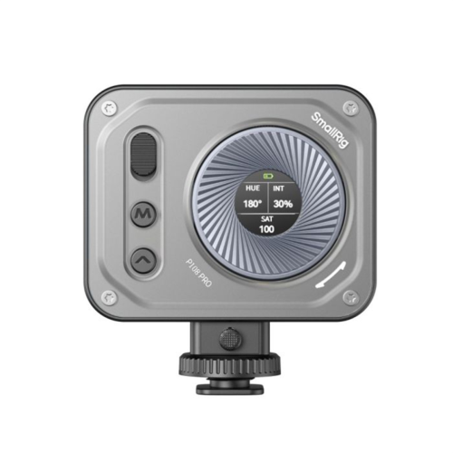 Lampe vidéo LED P108 Pro Mini - Compacte, portable,