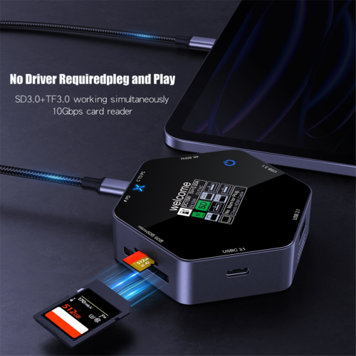 Eight in One Docking Station Type C Smart Display 2